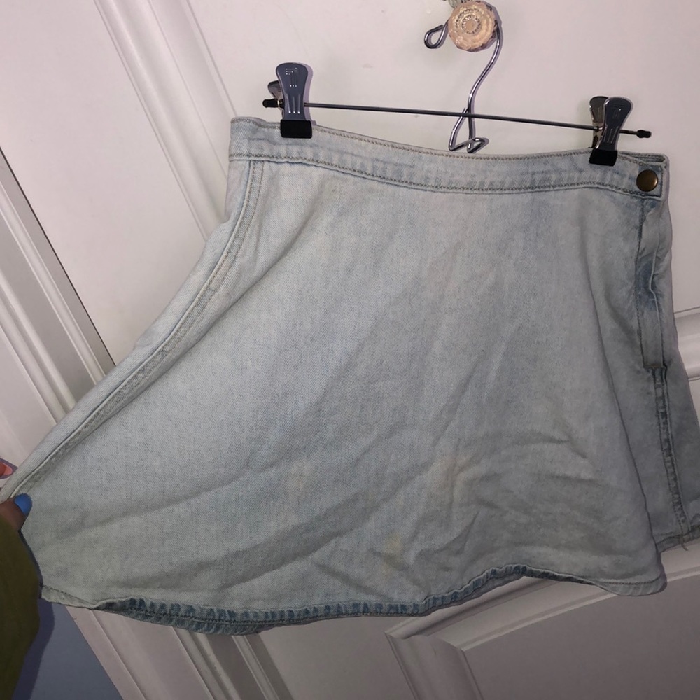 Denim Mini Skirt